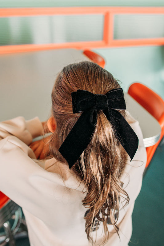 Sole Velvet Bow