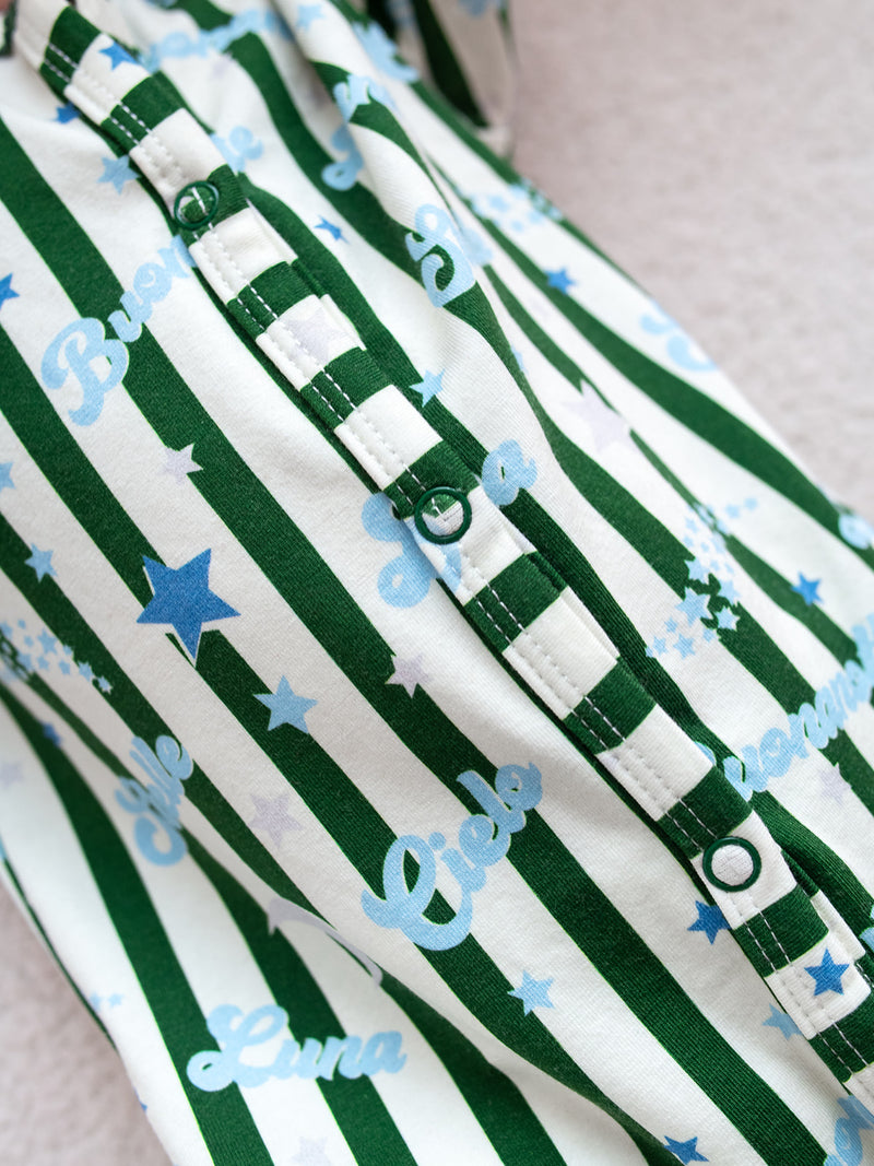 Sonno Baby Romper Green/Blue