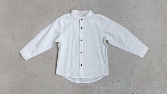Capo Long Sleeve Shirt Bianco