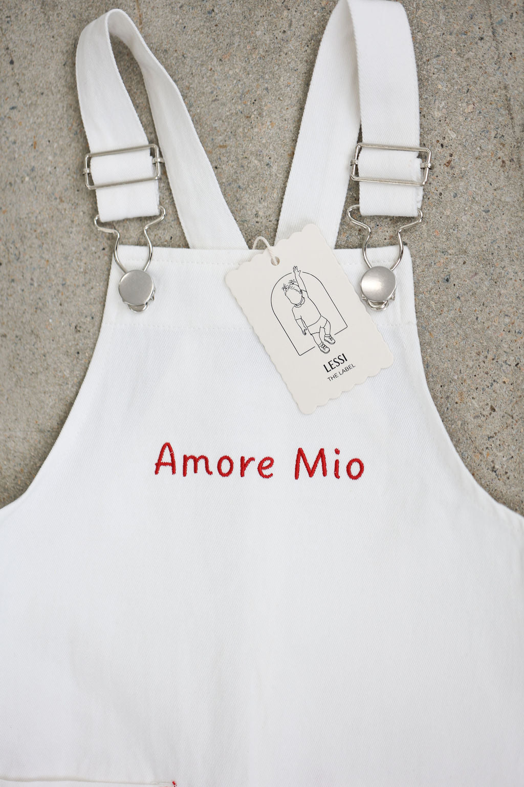 Bimbo Overalls Rosso