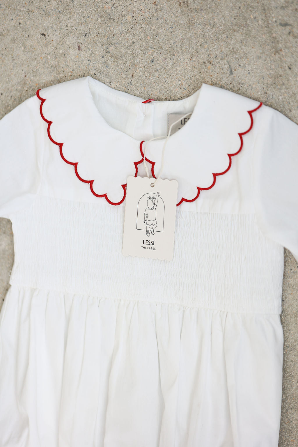 Piccolina Romper Rosso