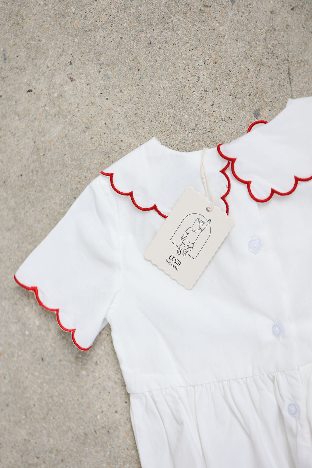 Piccolina Romper Rosso