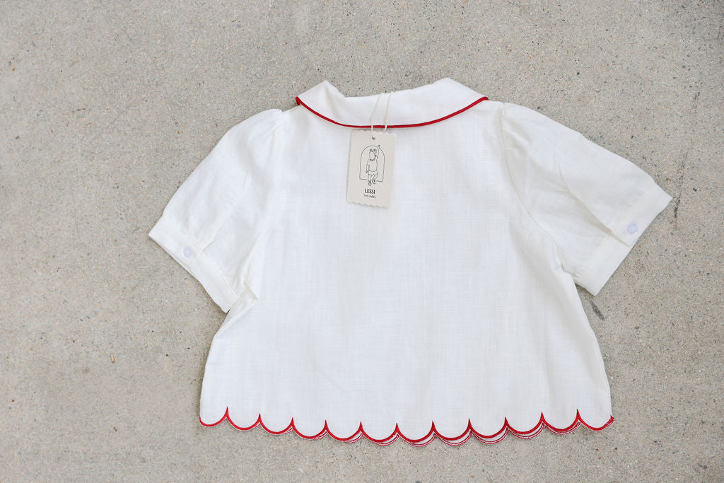 Carina Top Rosso