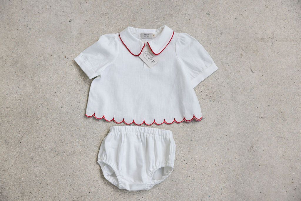 Carina Top Rosso