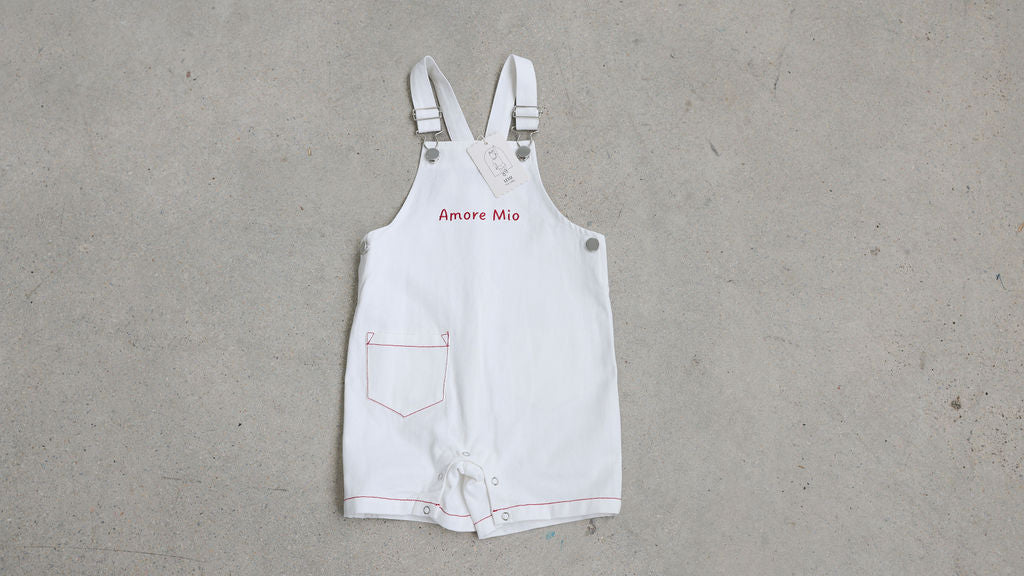 Bimbo Overalls Rosso