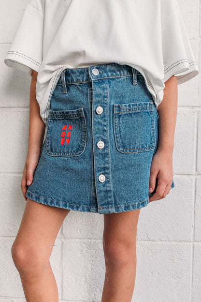 Felice' Denim Skirt