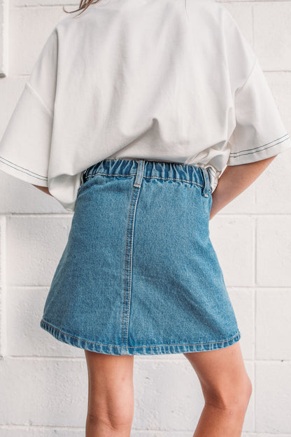 Felice' Denim Skirt