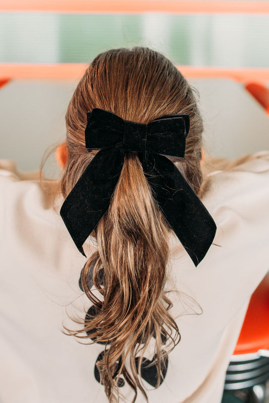 Sole Velvet Bow