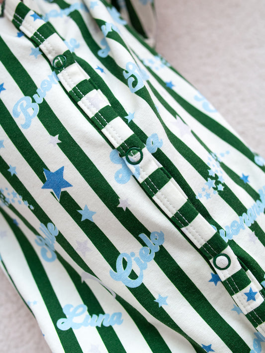 Sonno Baby Romper Green/Blue