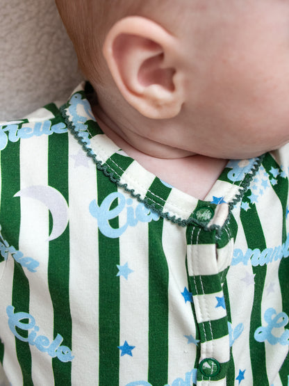 Sonno Baby Romper Green/Blue