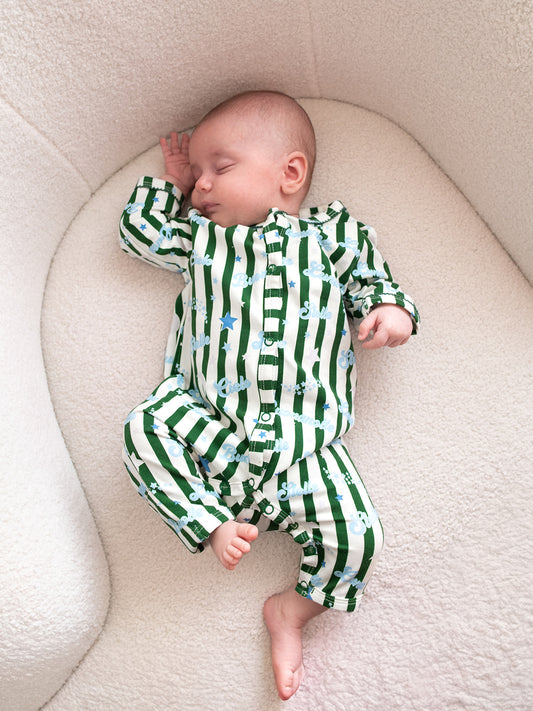 Sonno Baby Romper Green/Blue