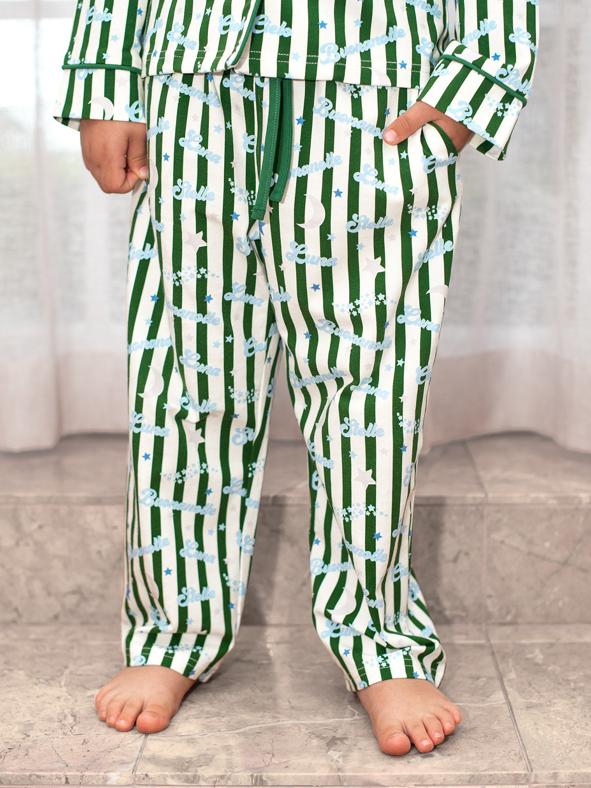 Stelle Kids Pyjama Set Green/Blue