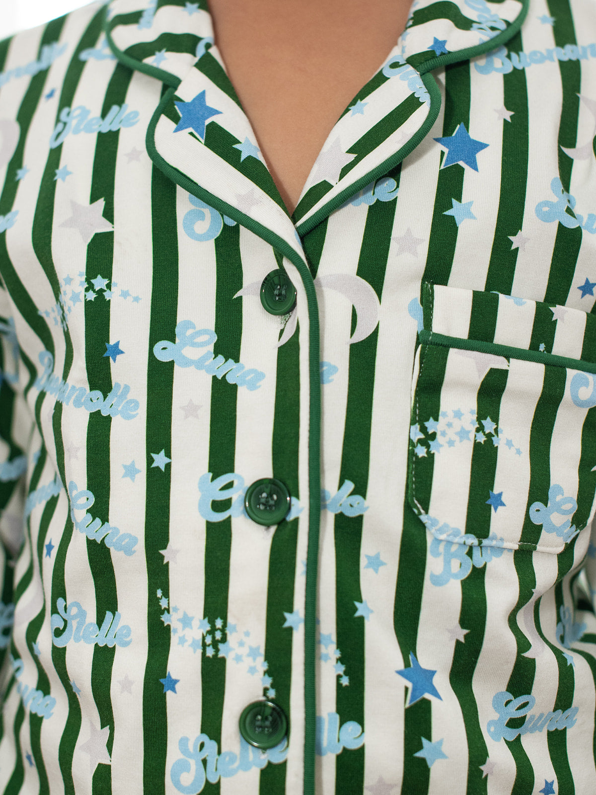 Stelle Kids Pyjama Set Green/Blue