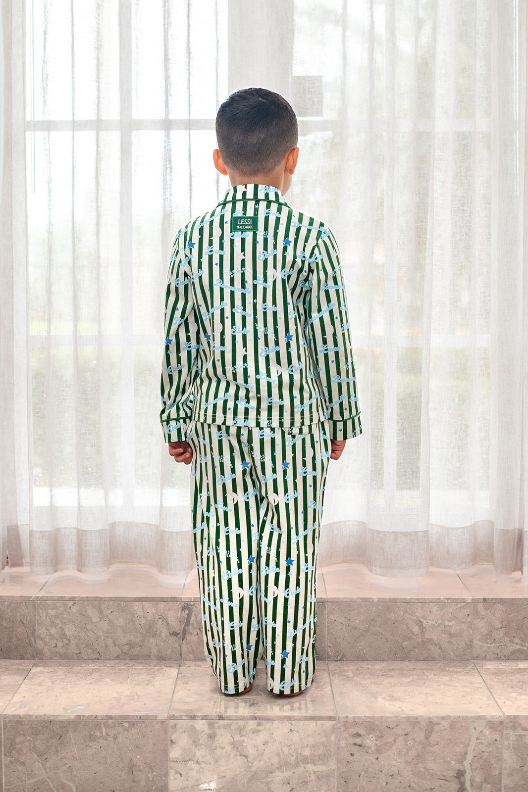 Stelle Kids Pyjama Set Green/Blue