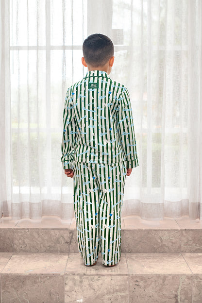 Stelle Kids Pyjama Set Green/Blue