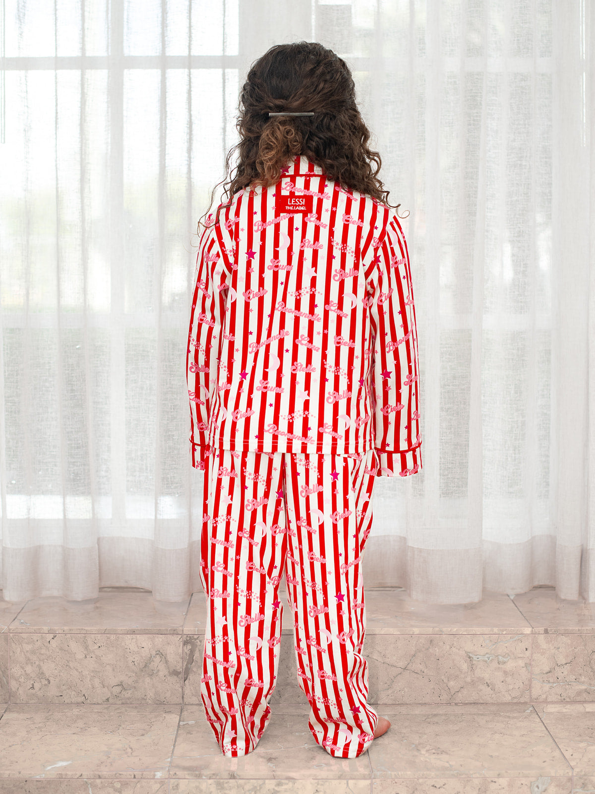 Stelle Kids Pyjama Set Red/Pink