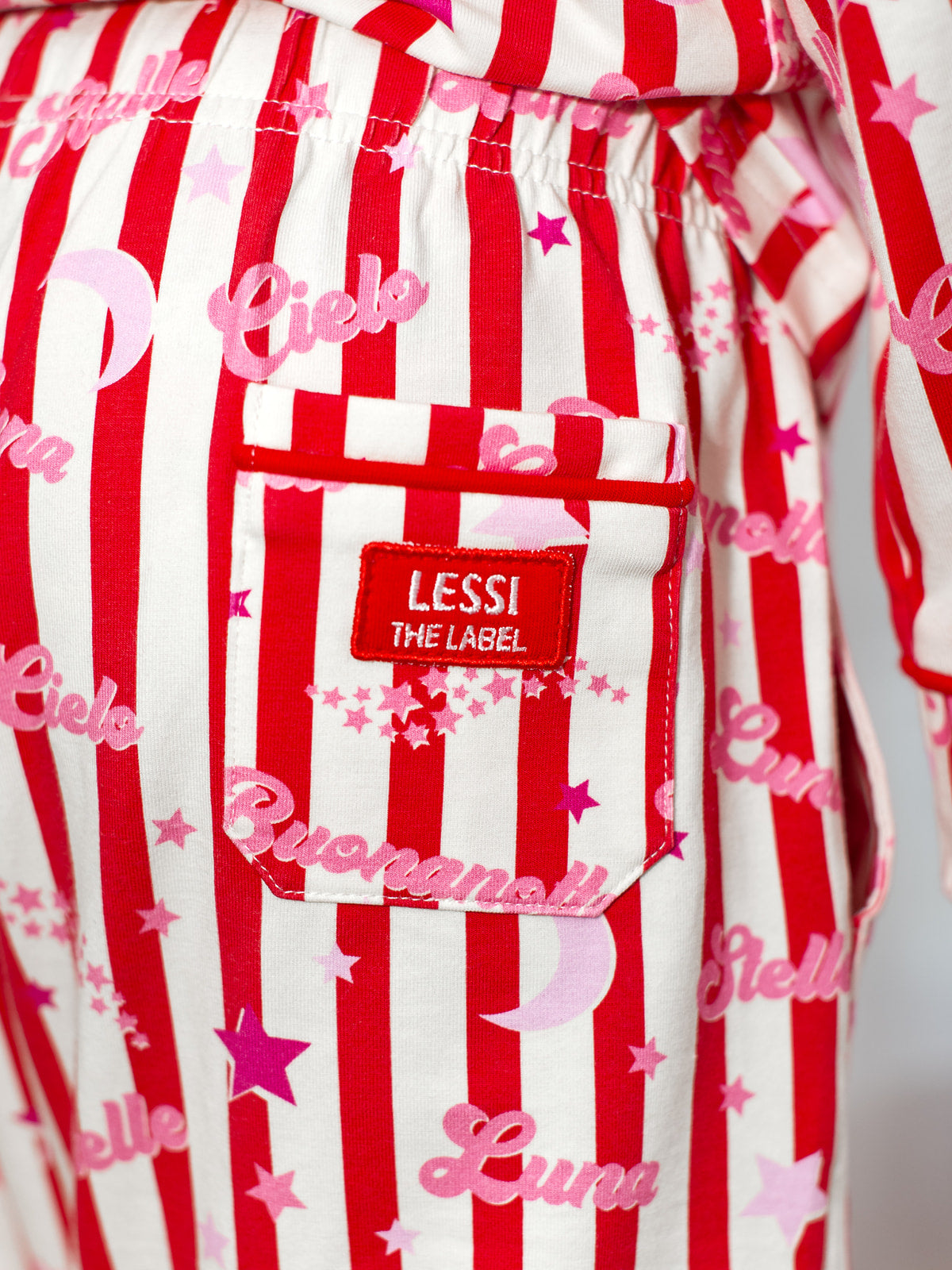 Stelle Kids Pyjama Set Red/Pink