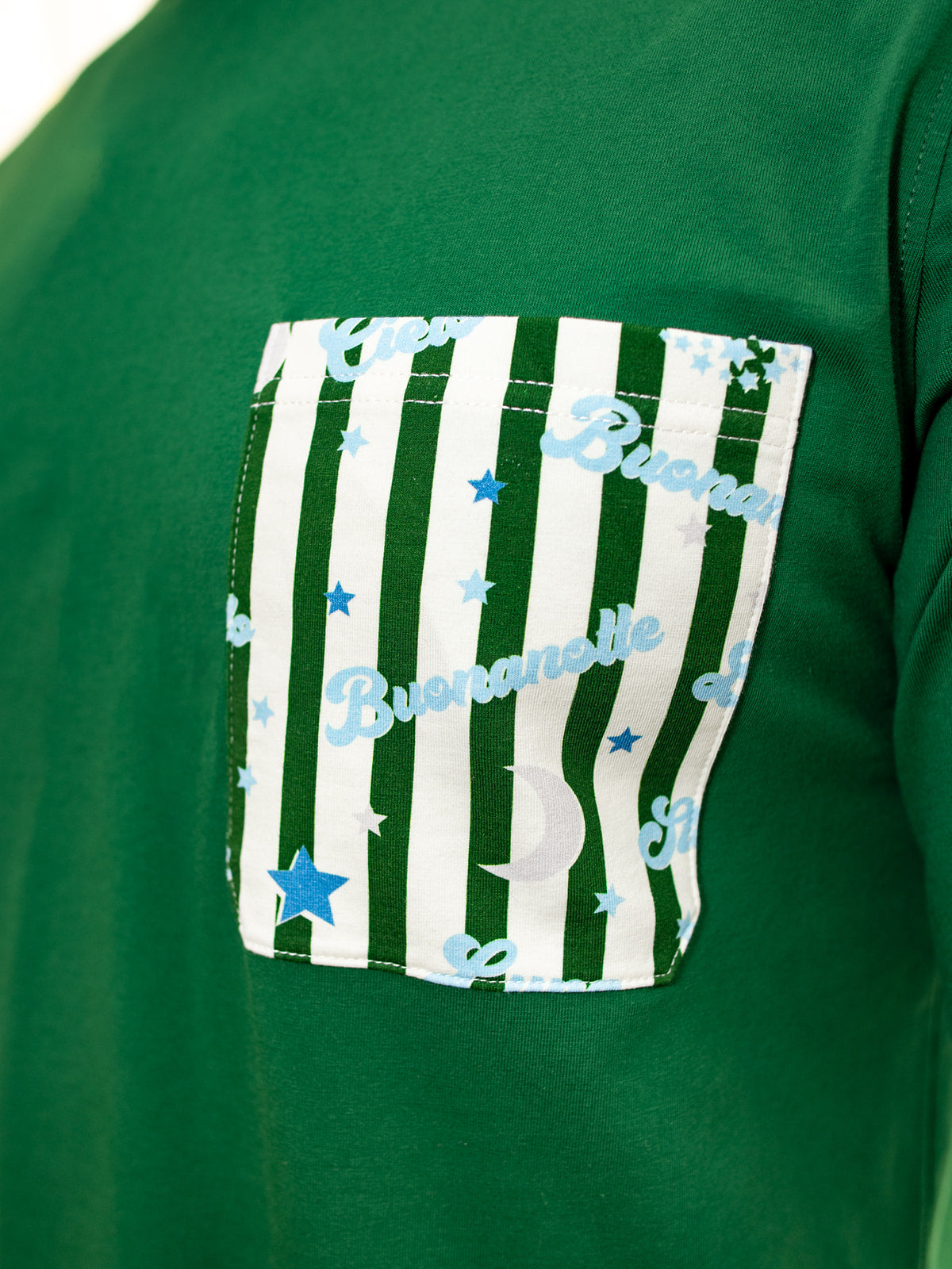 Cielo Adult Pyjama Set Green/Blue