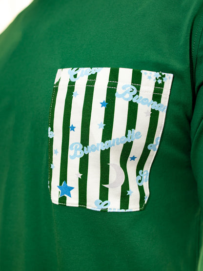 Cielo Adult Pyjama Set Green/Blue