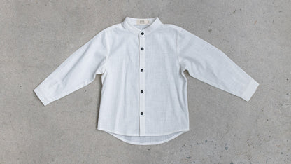 Capo Long Sleeve Shirt Bianco