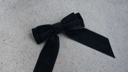 Sole Velvet Bow