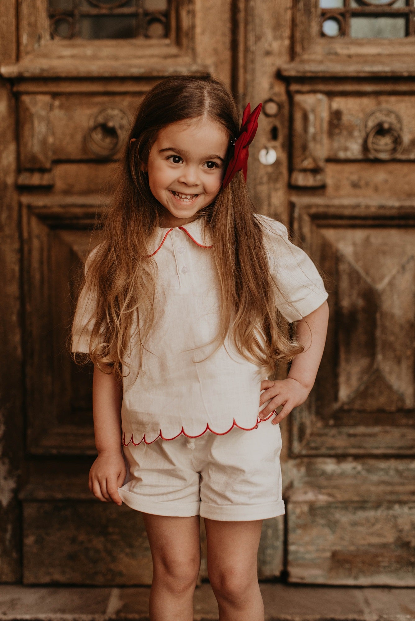 Carina Top Rosso